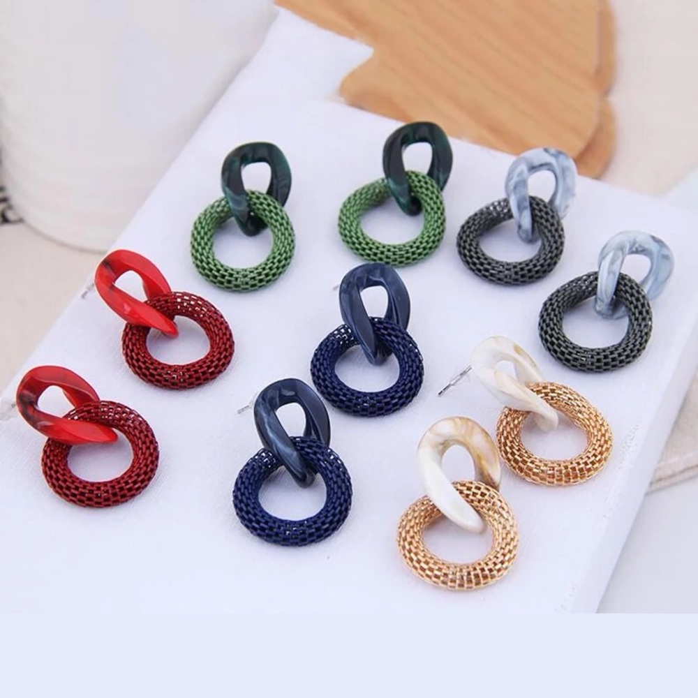 Elegant Two tone BLUE Earrings